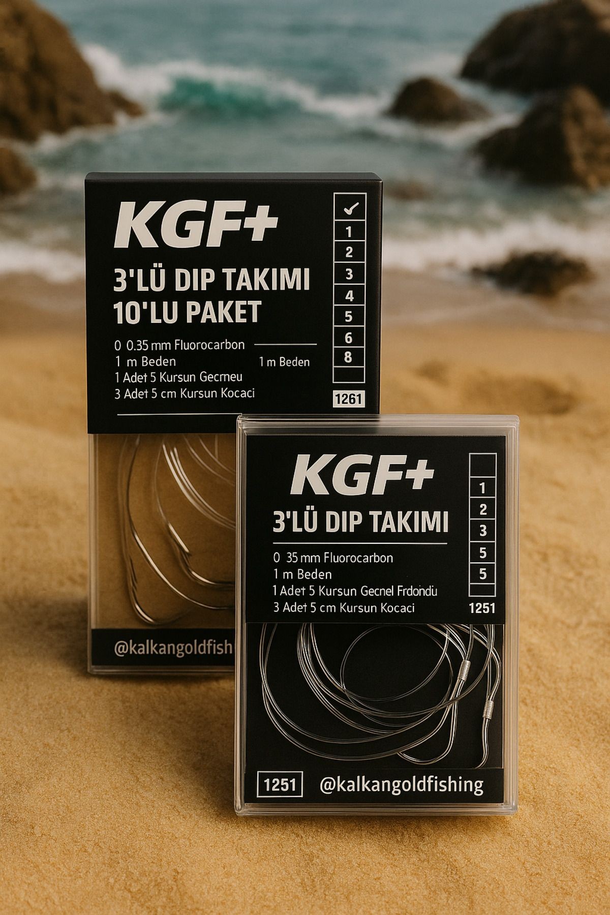 KGF+ HunterDepth 3 Rig 10’lu Dip Takımı