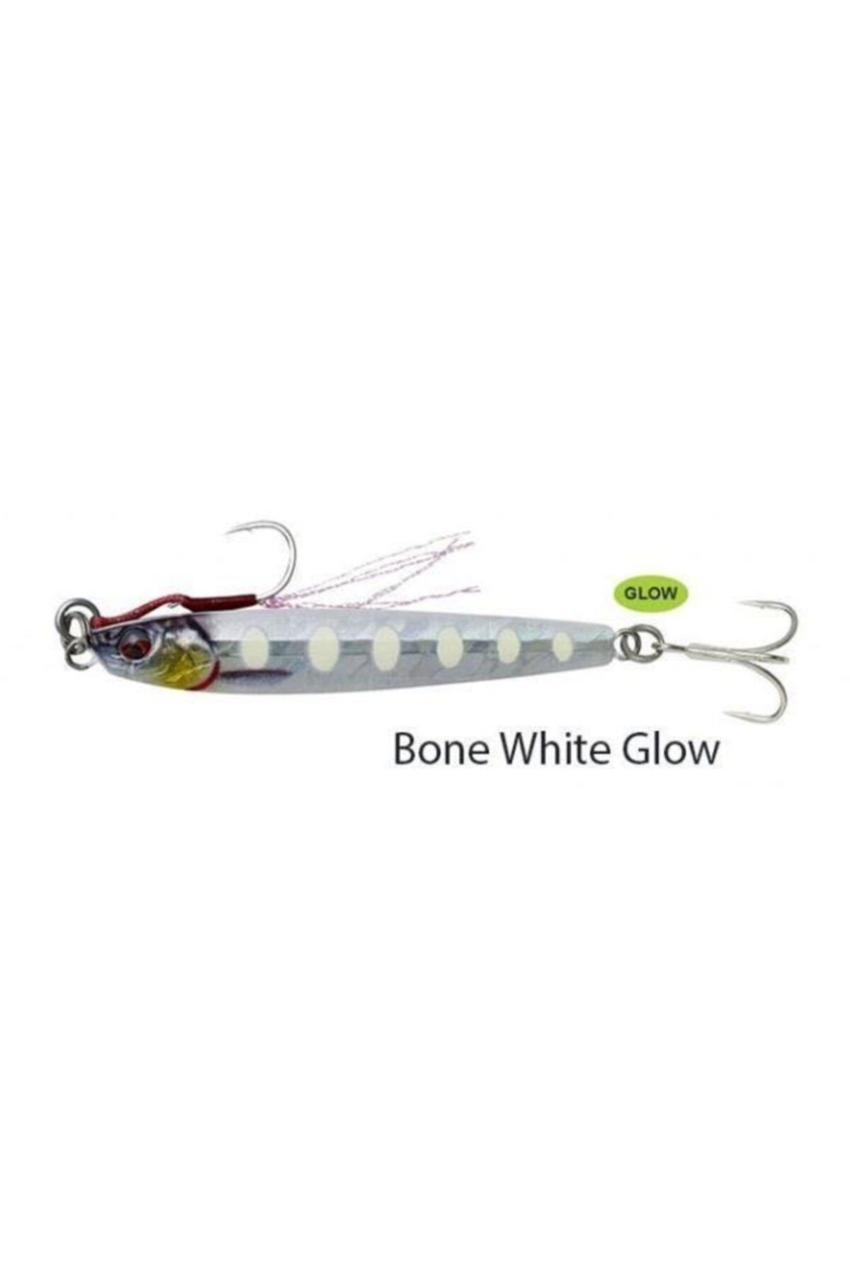 3d Jig Minnow 7.5cm 20gr Suni Yem Bone White Glow