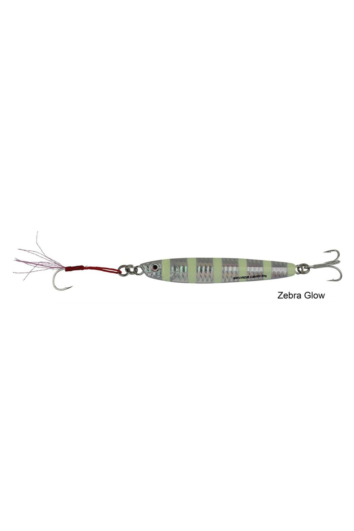 3d Slim Minnow 8 gr 5.4 Cm Jig Yem Renk:zebra Glow