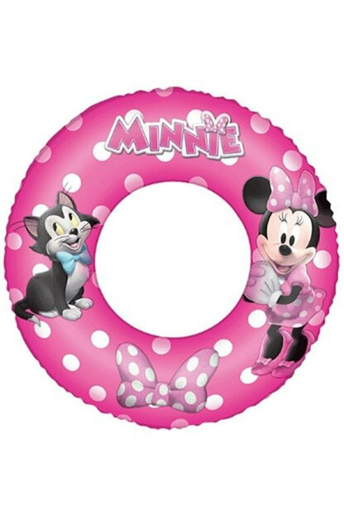 Minnie Mouse Simit 56 Cm + Minnie 25cm Çocuk Kolluk 2li Takım