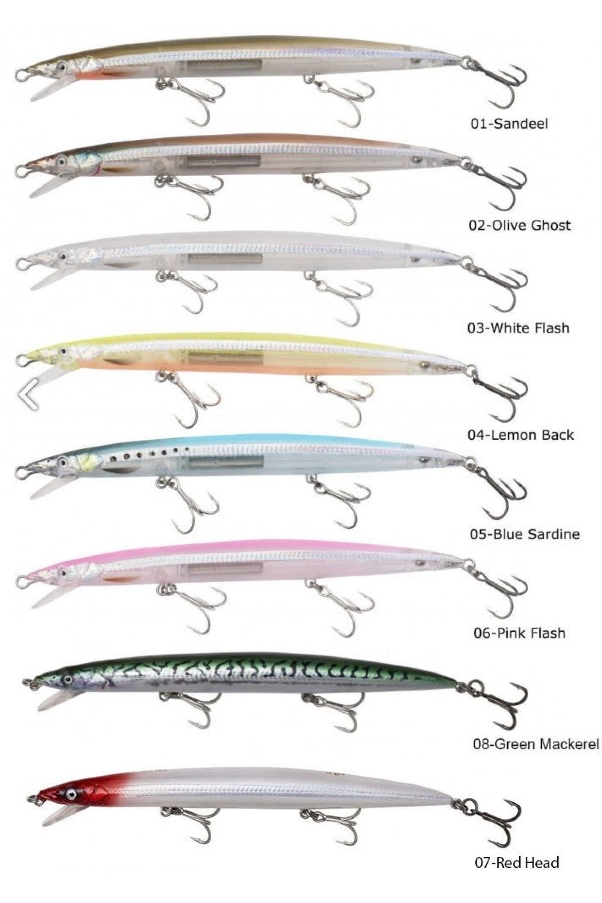 Sandeel Jerk Minnow 145 14g Suni Yem 03-white Flash