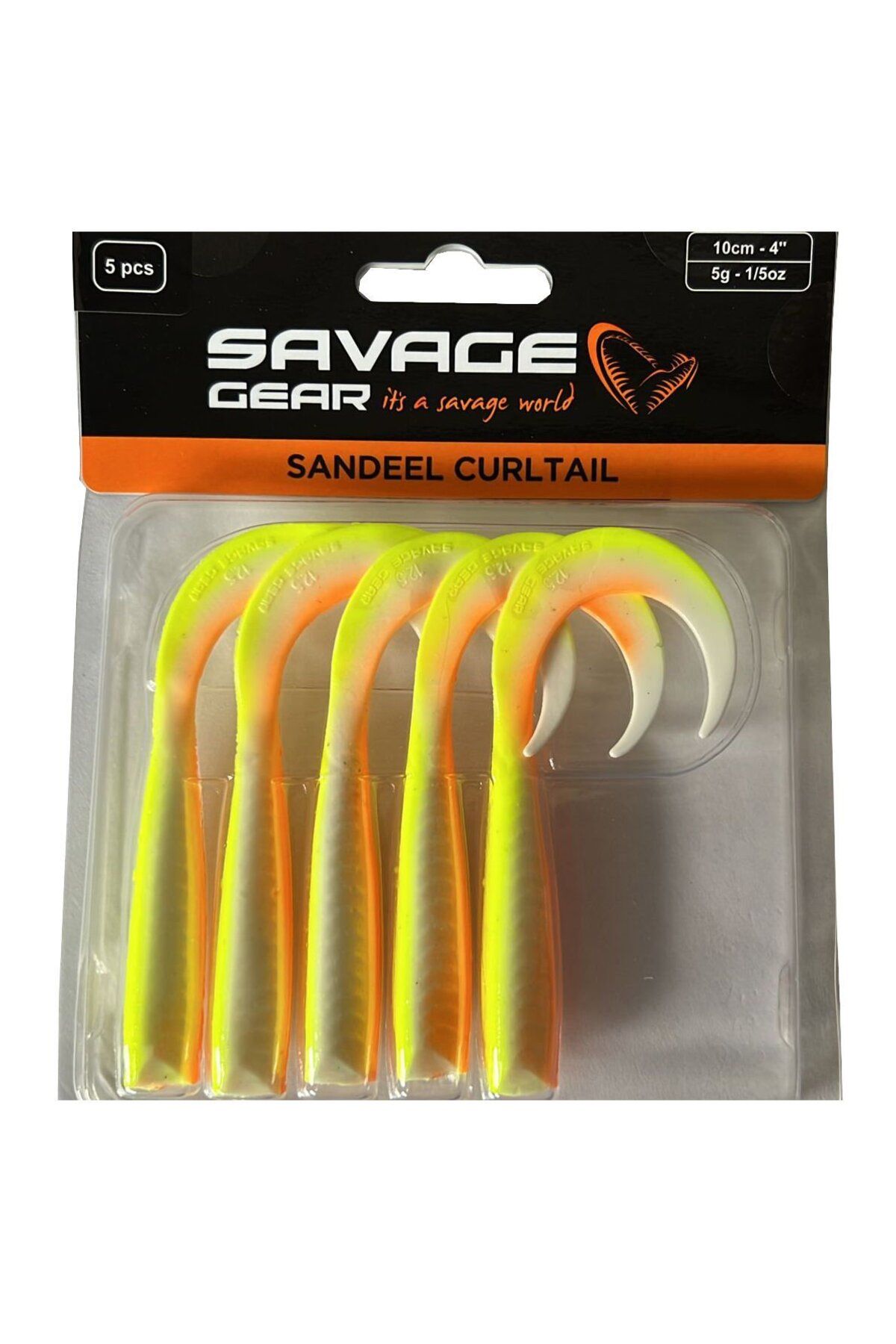 Lb Sandeel Curltail 10cm 5gr 5adet Silikon Yem(LEMON BACK)
