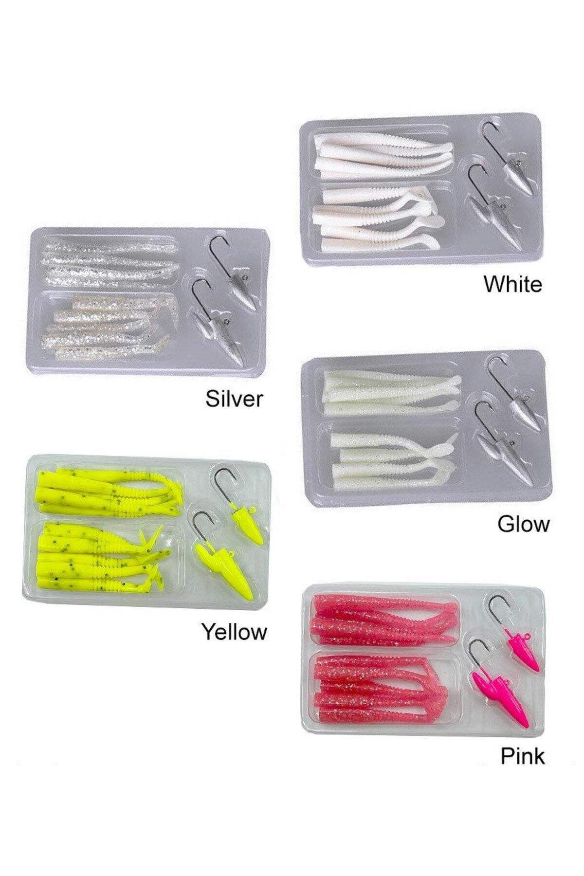 Lrf Micro Sandeel Kit 12 Adet(1+1.5+5) Suni Yem Renk Silver
