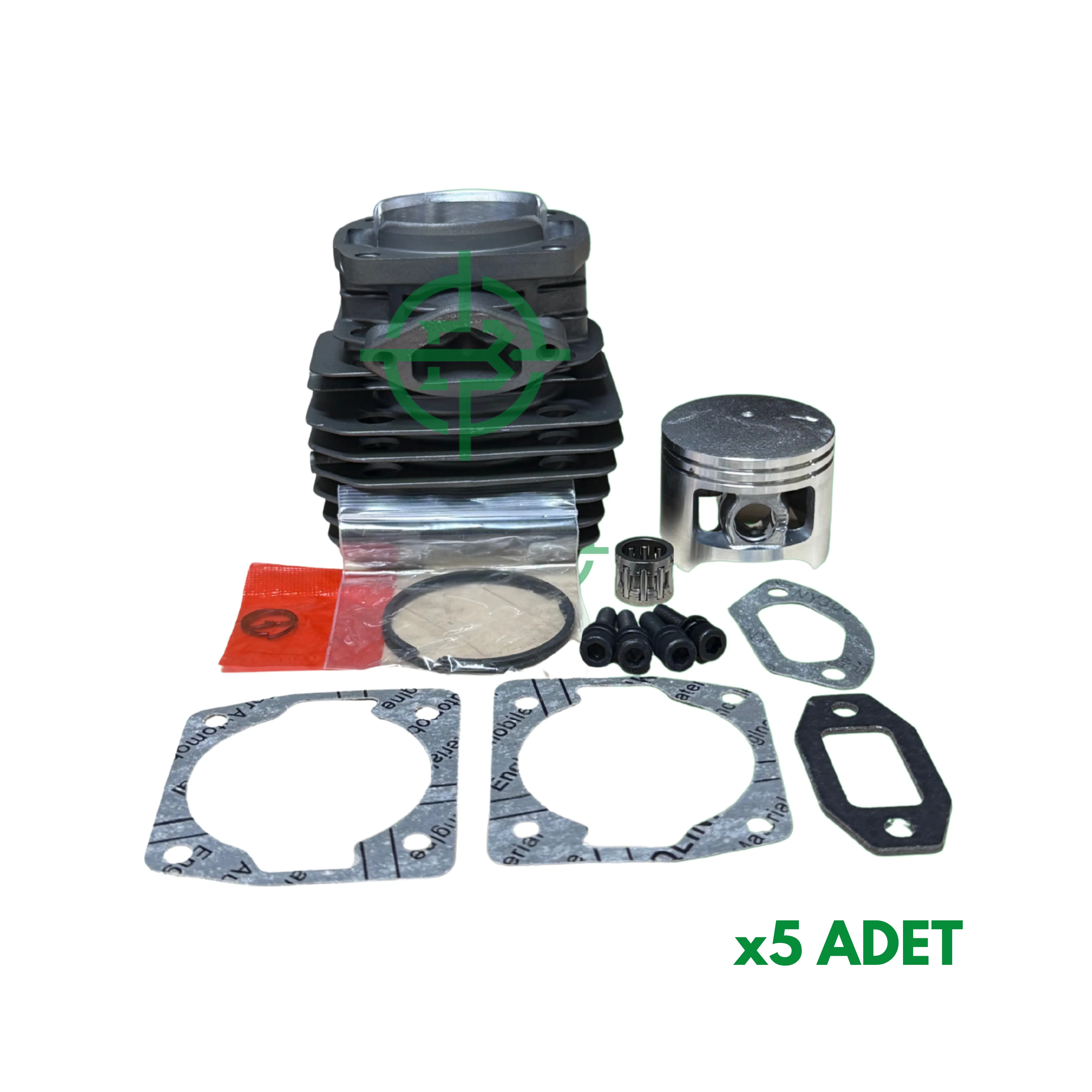 Çin 5200/5800 (45.2MM.) Motorlu Testere Silindir+Piston Set (5 ADET)