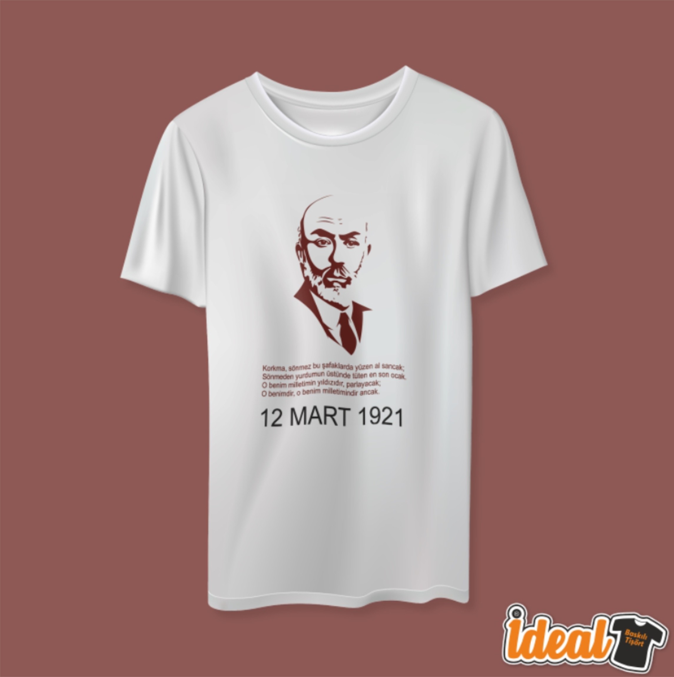 12 Mart Tişört