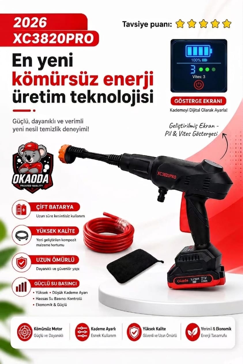 okaoda Z2 Profesyonel Hızlı Bağlantılı Paslanmaz Çelik Araba