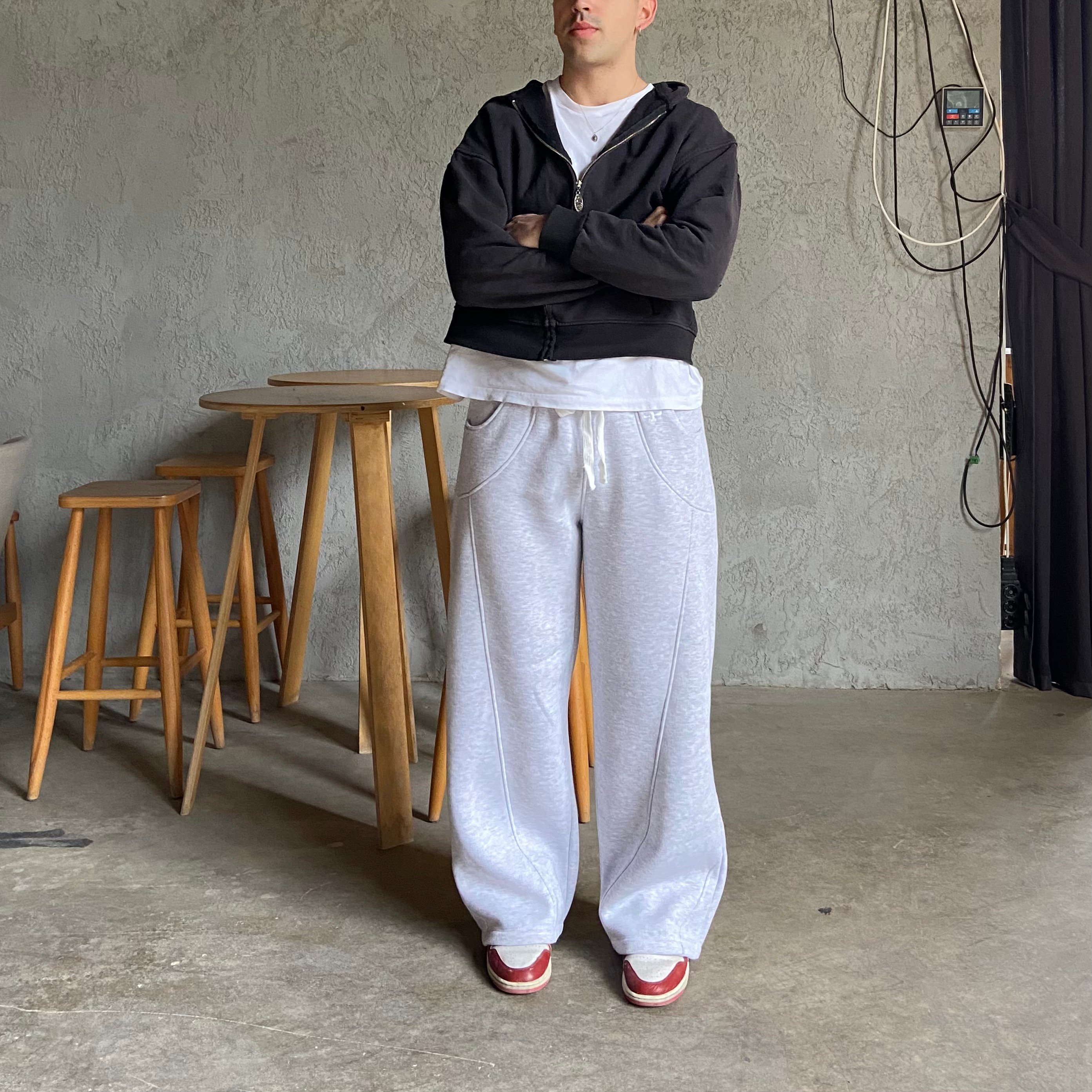Details Grey Sweatpants