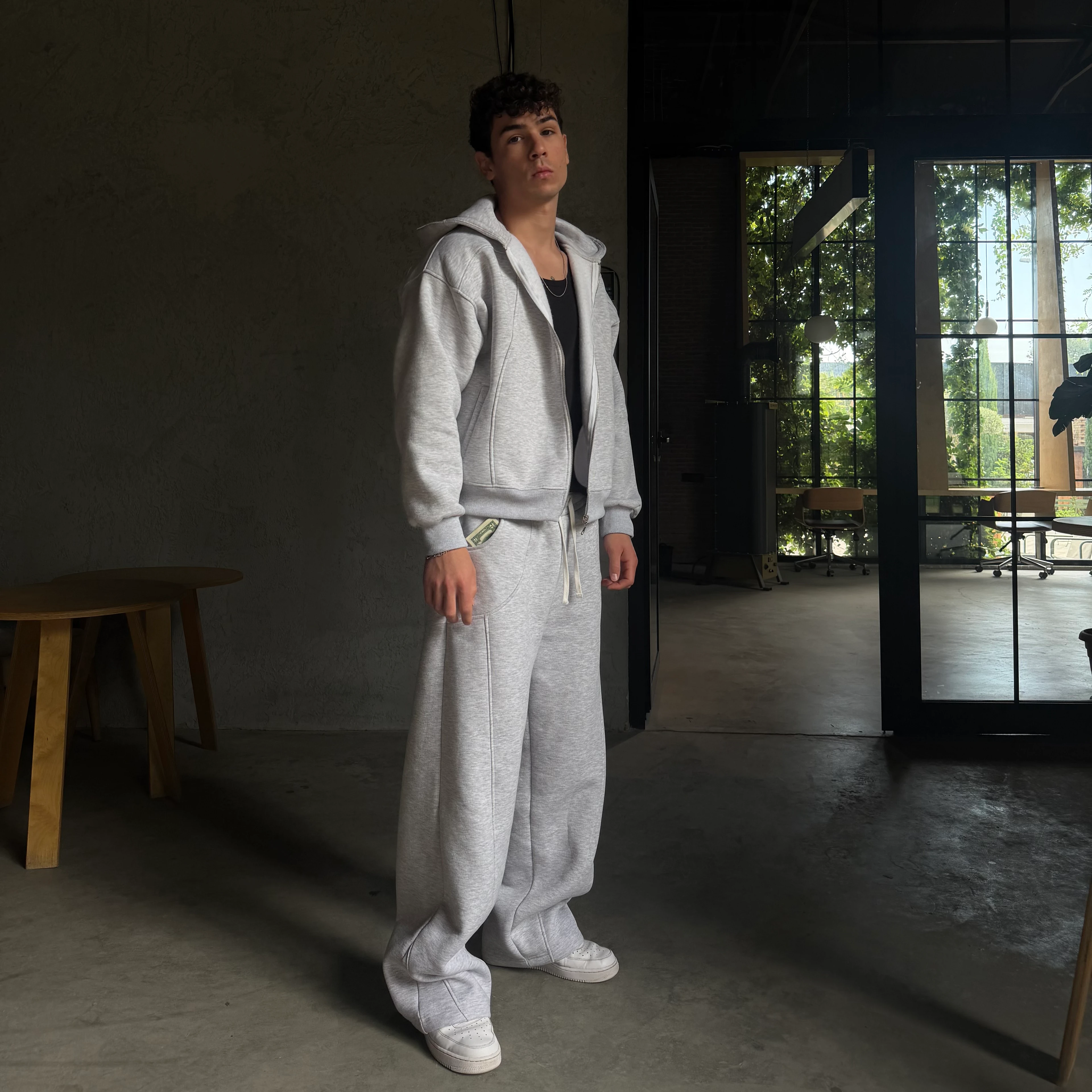 LINE GREY SWEATPANTS