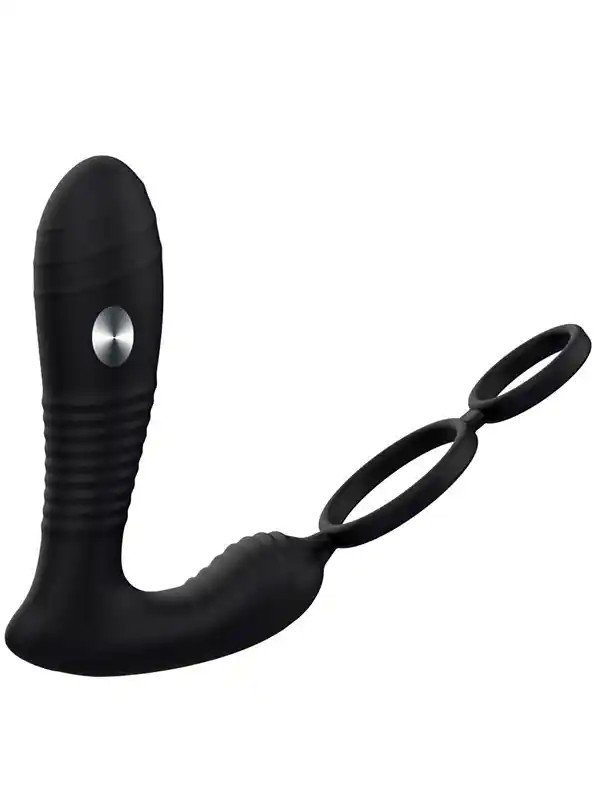 NOXXX Elektro Şoklu Penis Halkalı APP Control Anal Vibratör