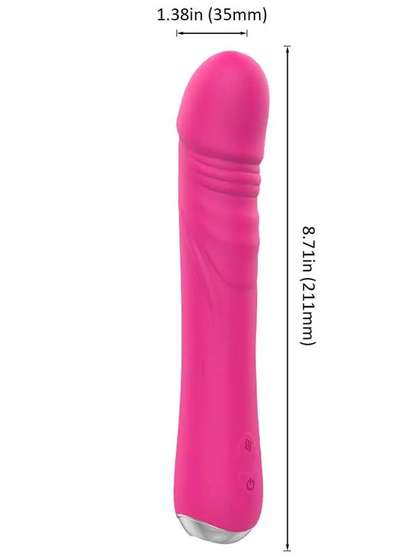 9 Titreşim Modlu Isıtmalı Titreşimli Esnek Vibratör 21 cm