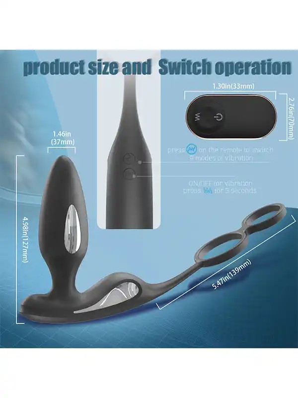 Shop You Penis Halkalı Şarjlı Giyilebilir Anal Vibratör