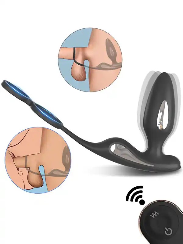 Shop You Penis Halkalı Şarjlı Giyilebilir Anal Vibratör