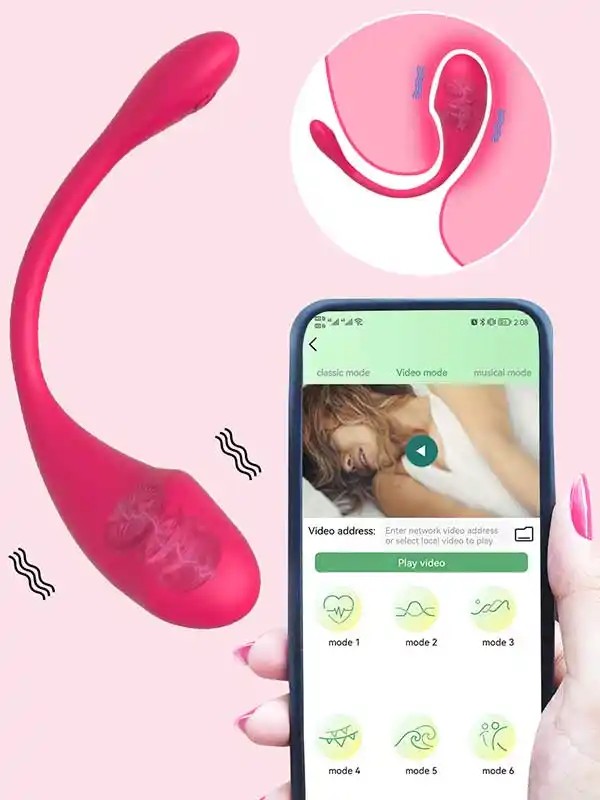10 Titreşim Modlu NOXXX Çiftler için Giyilebilir Telefon Kontrollü Vibratör