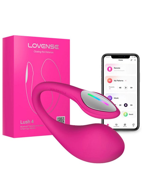 Lovense LUSH 4 App Controlled Premium Telefon Kontrollü Vibratör