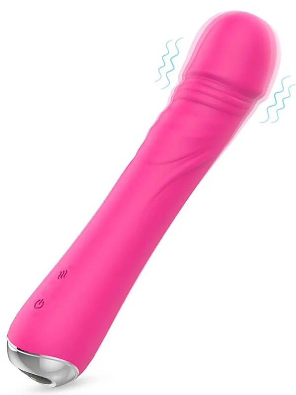 9 Titreşim Modlu Isıtmalı Titreşimli Esnek Vibratör 21 cm