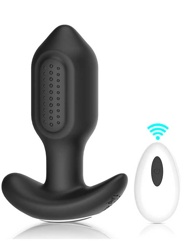 9 Titreşim Modlu NOXXX A-Heros BUDD APP Kontrol ve Uzaktan Kumandalı 360° Anal Plug
