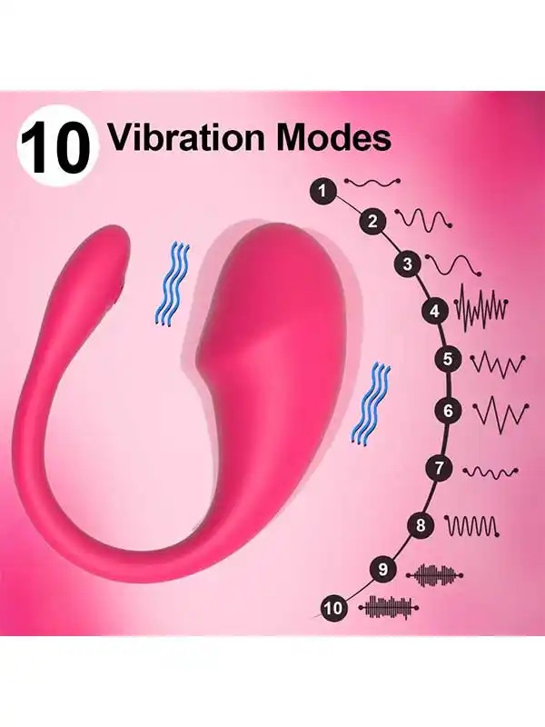 10 Titreşim Modlu NOXXX Çiftler için Giyilebilir Telefon Kontrollü Vibratör