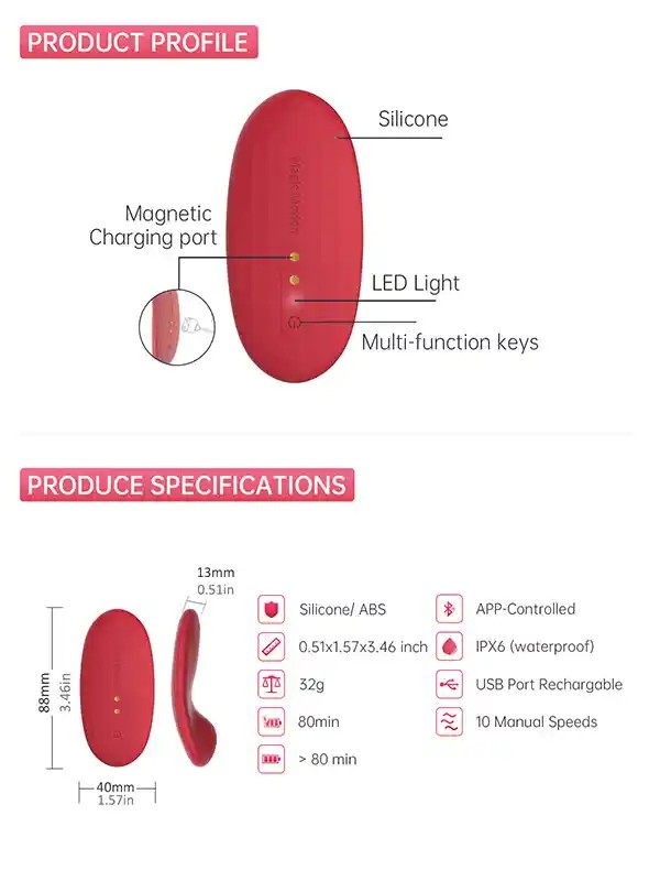 NYX Telefon Kontrollü Çiftler İçin Giyilebilir Vibratör No:1