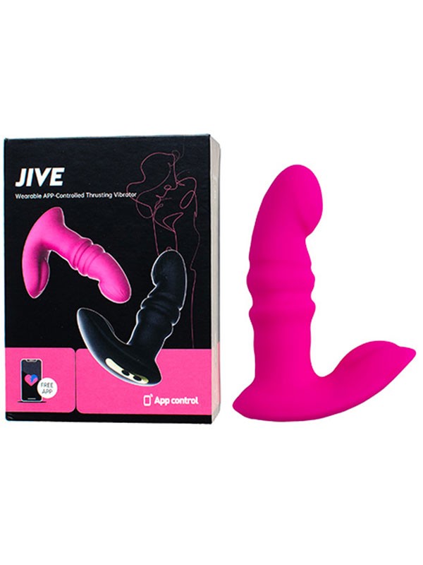 10 Titreşim Modlu 3 Titreşim Hızlı Magic Motion Funtown Jive Telefon Kontrollü Vibratör