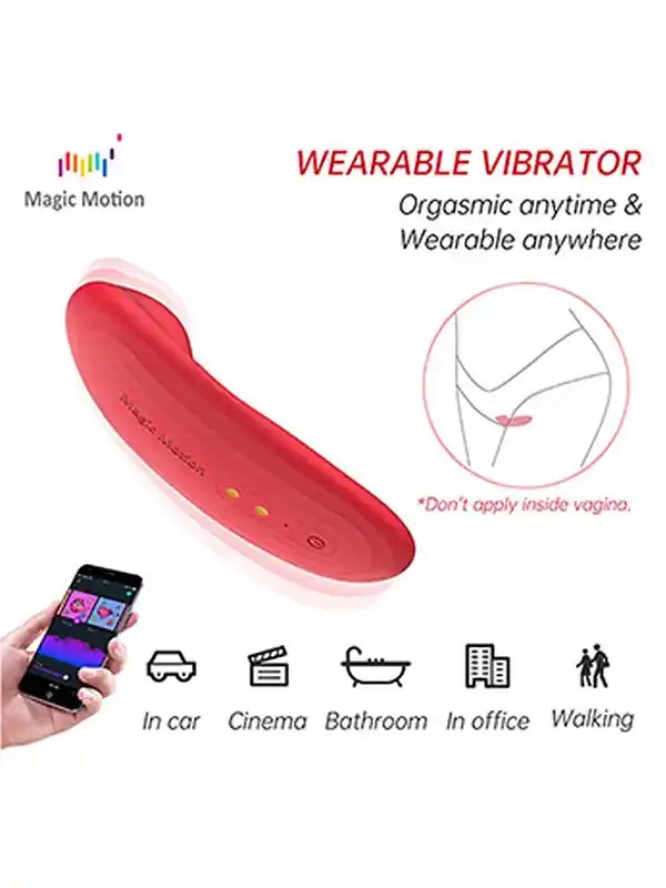 NYX Telefon Kontrollü Çiftler İçin Giyilebilir Vibratör No:1