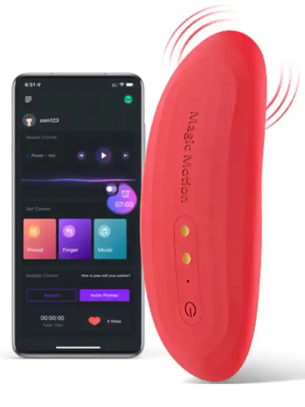 NYX Telefon Kontrollü Çiftler İçin Giyilebilir Vibratör No:1