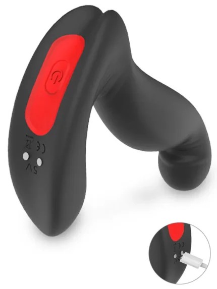 Anal ve Prostat Uyarım Vibratörü Uzaktan Kumandalı Şarjlı