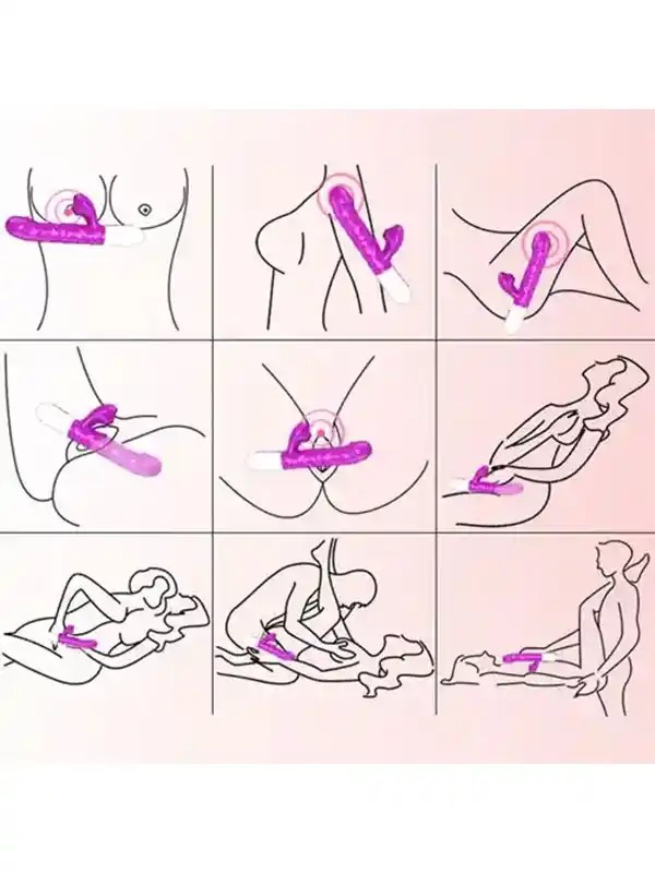 Güçlü 7 Titreşim ve 3 İtme Modlu İleri Geri Hareketli Isıtmalı ve Emme Modlu Şarjlı Rabbit Vibratör