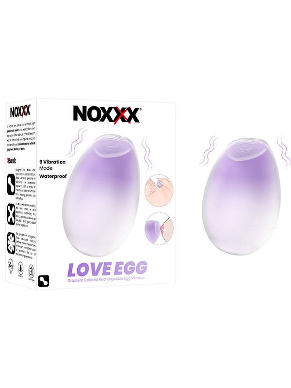 9 Titreşim Modlu NOXXX Love Egg Şarjlı Yumurta Vibratör