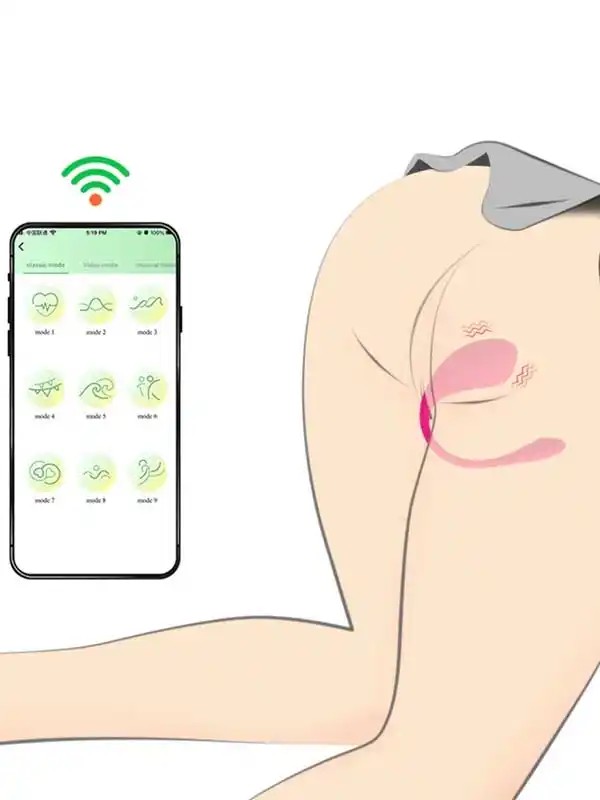 10 Titreşim Modlu NOXXX Çiftler için Giyilebilir Telefon Kontrollü Vibratör