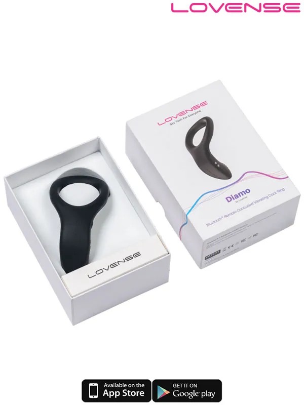 Shop You Lovense Diamo APP Kontrollü Premium Penis Halkası