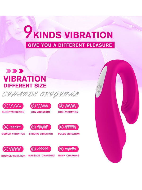 9 Titreşim Modlu Wejoy Şarjlı Uzaktan Kumandalı Vibratör