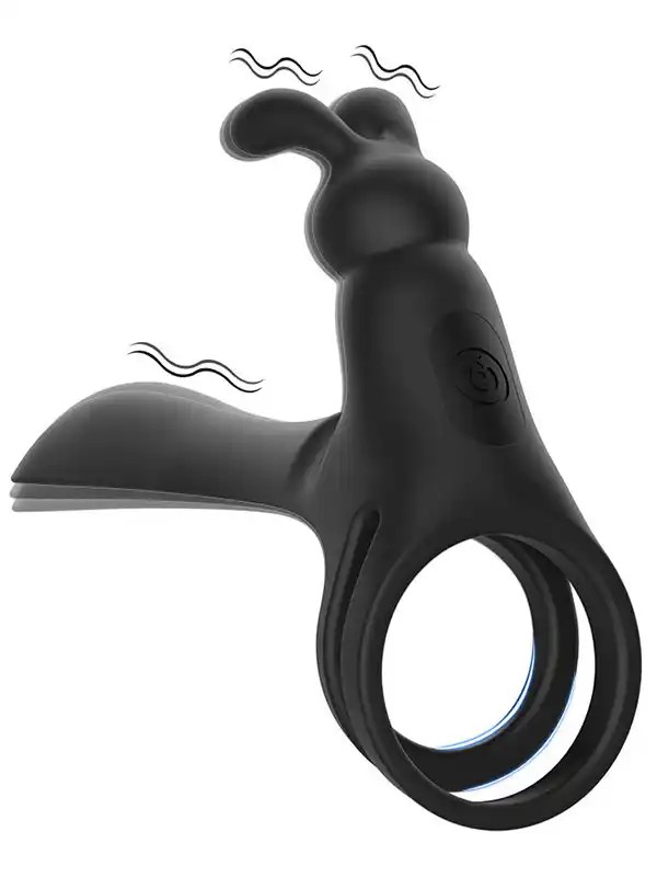 Shop You Titreşimli ve Klitoris Uyarıcılı Şarjlı Penis Halkası