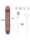 9″ REAL SOFTEE Rechargeable Silicone Vibrating Dildo