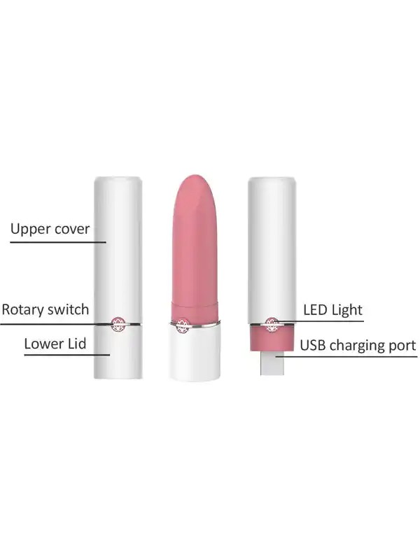 LOTOS Lipstick Telefon Kontrollü Ruj Vibratör