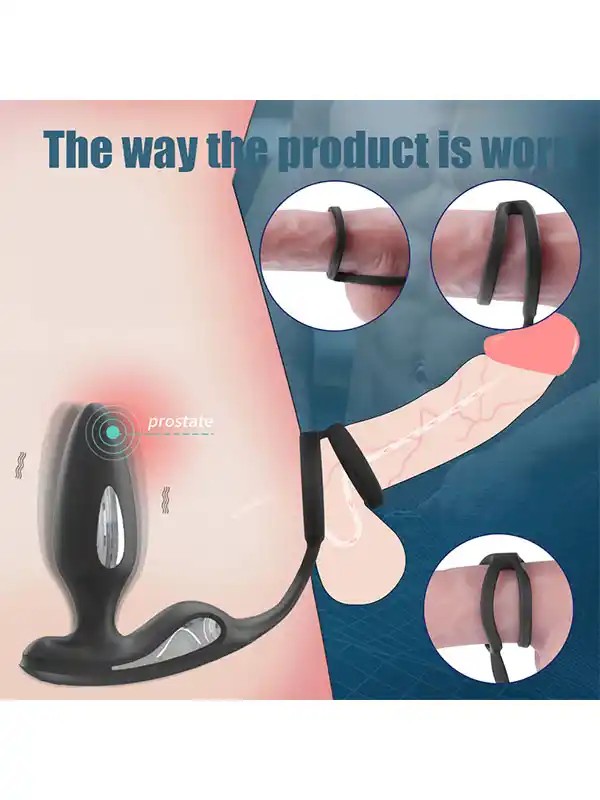 Shop You Penis Halkalı Şarjlı Giyilebilir Anal Vibratör