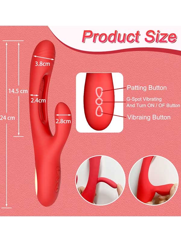 7 Titreşim 7 Dil Modlu NOXXX Patova G Spot Şarjlı Vibratör