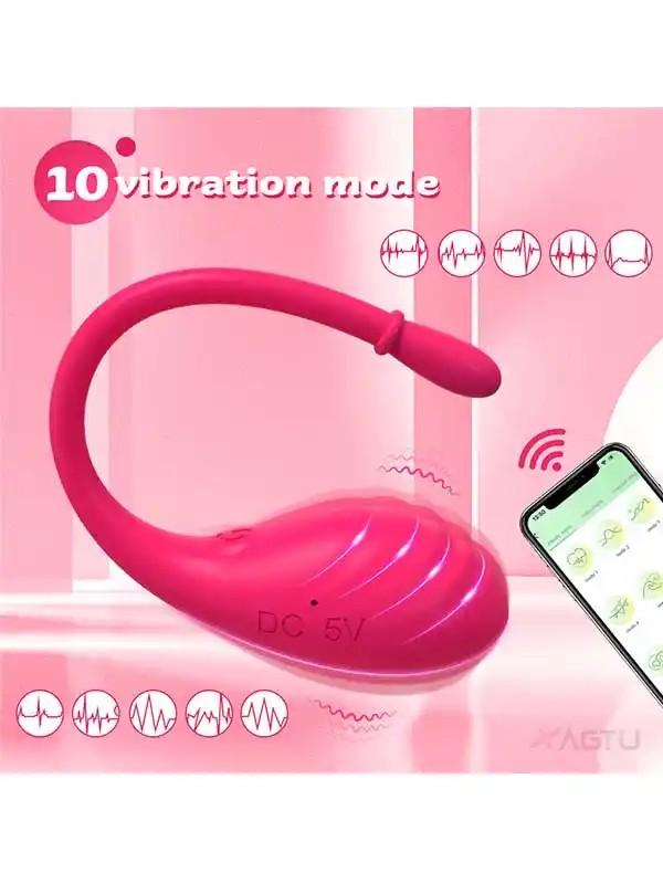 10 Titreşim Modlu NOXXX Lunar Telefon Kontrollü Giyilebilir Vibratör