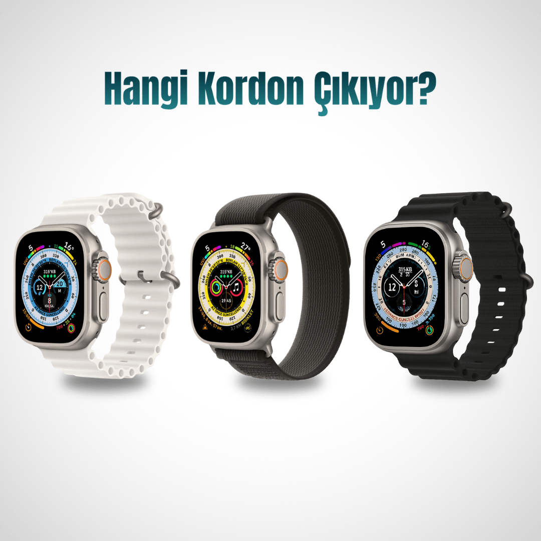 Watch HK10 ULTRA 3 MAX  - Amoled Ekran - Chatgpt- Çift çekirdek işlemci - 3Kordon (49mm)