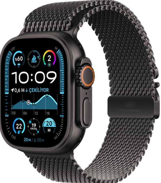 Watch HK10 ULTRA 3  - Amoled Ekran - Chatgpt- Çift çekirdek işlemci - 3Kordon (49mm)