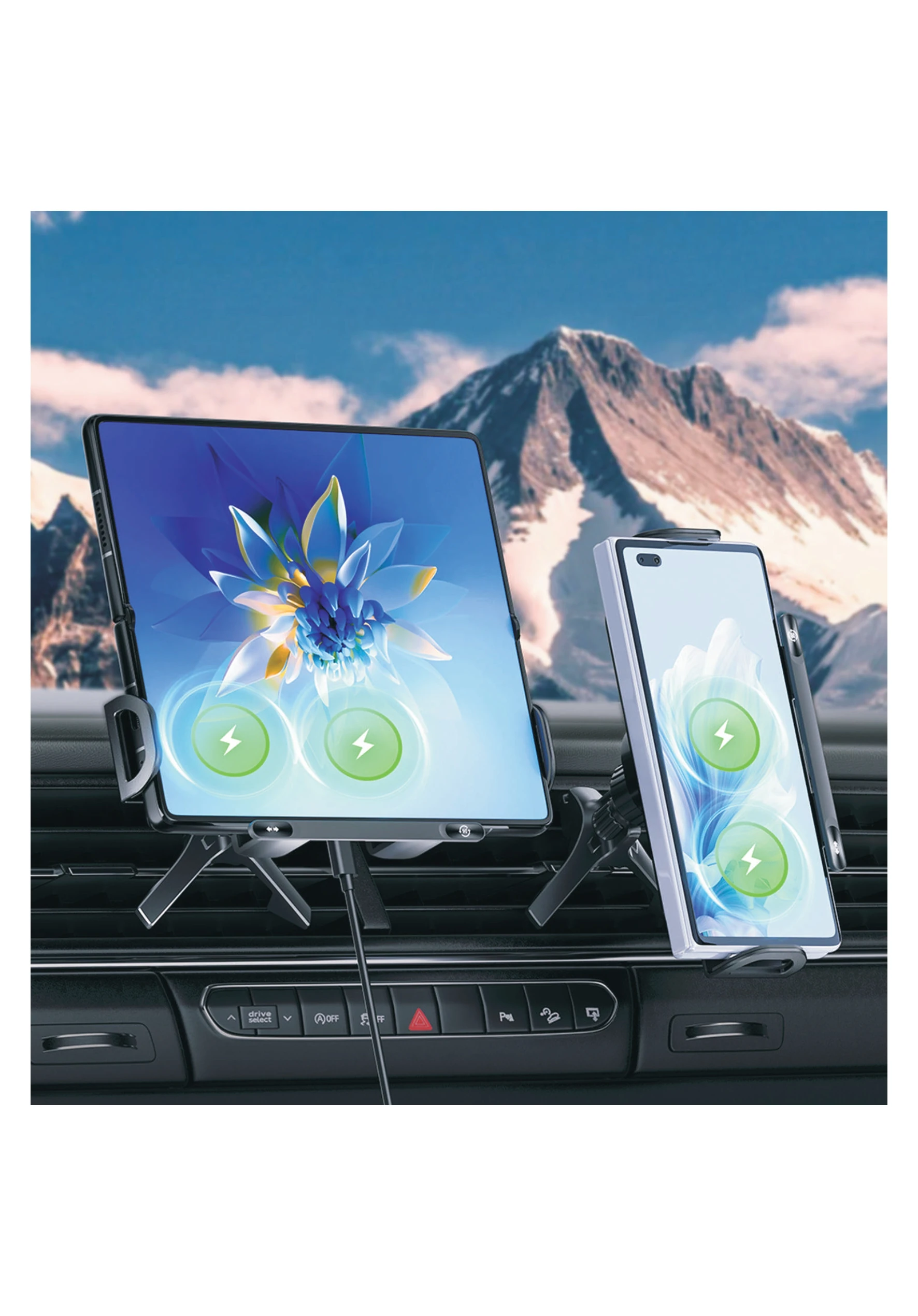 15W Magsafe Wireless Kablosuz Şarj Araç Magnetic Telefon Tutucu