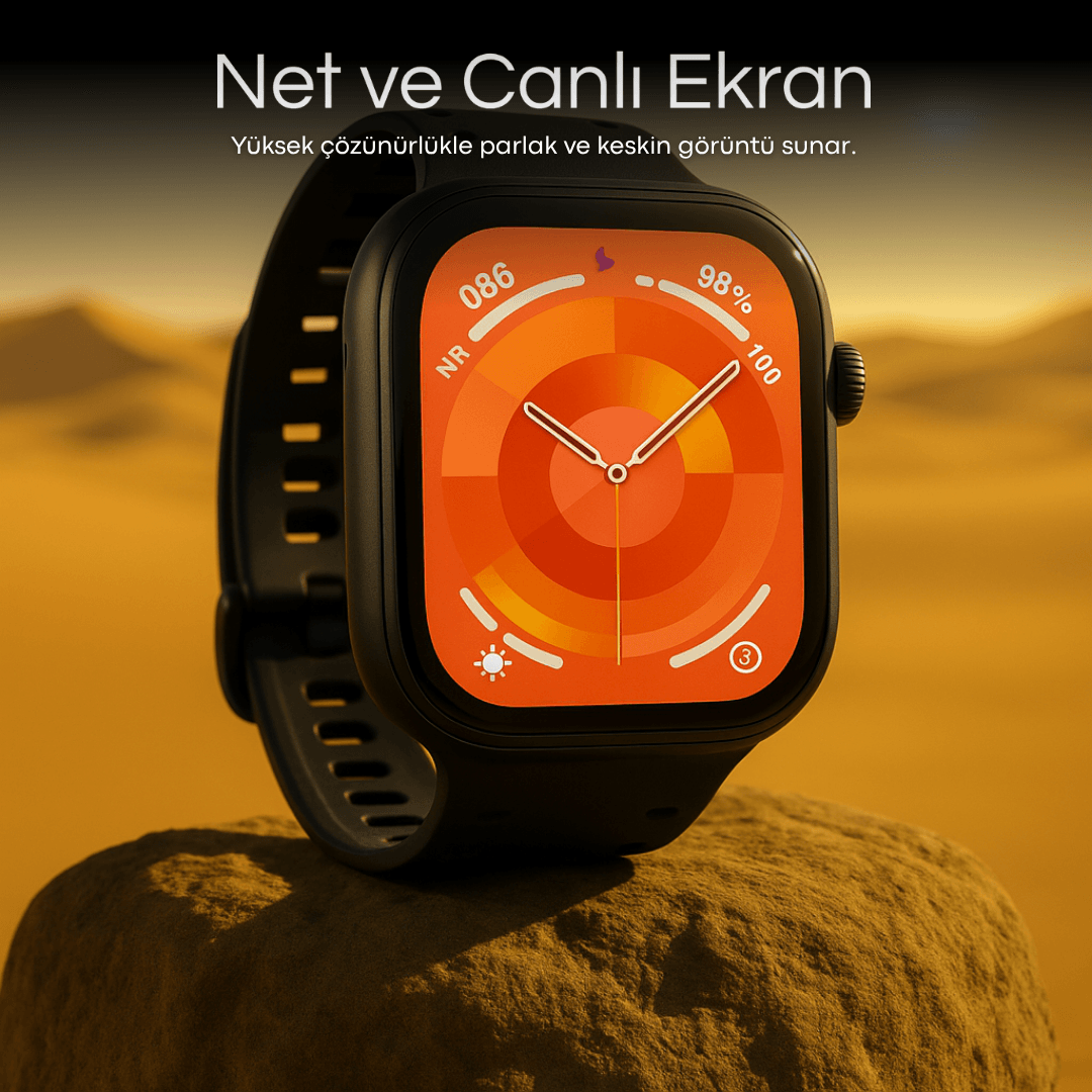 HK9 MİNİ (41mm)  Platinium   -2 Kordon 