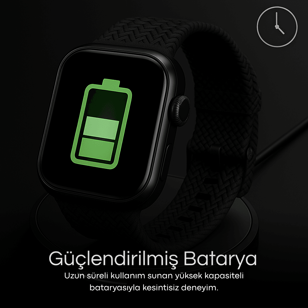 (Yeni) Watch 10 HK10 Pro Max + Amoled Ekran - Chatgpt- Çift çekirdek işlemci 4GB Hafıza - 3Kordon (46mm)
