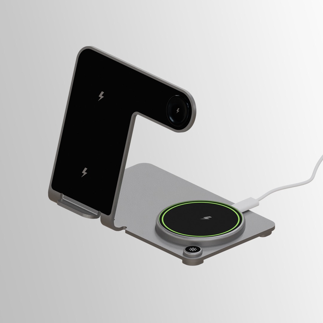AG-W11 3’ü 1 Arada MagSafe Şarj Cihazı