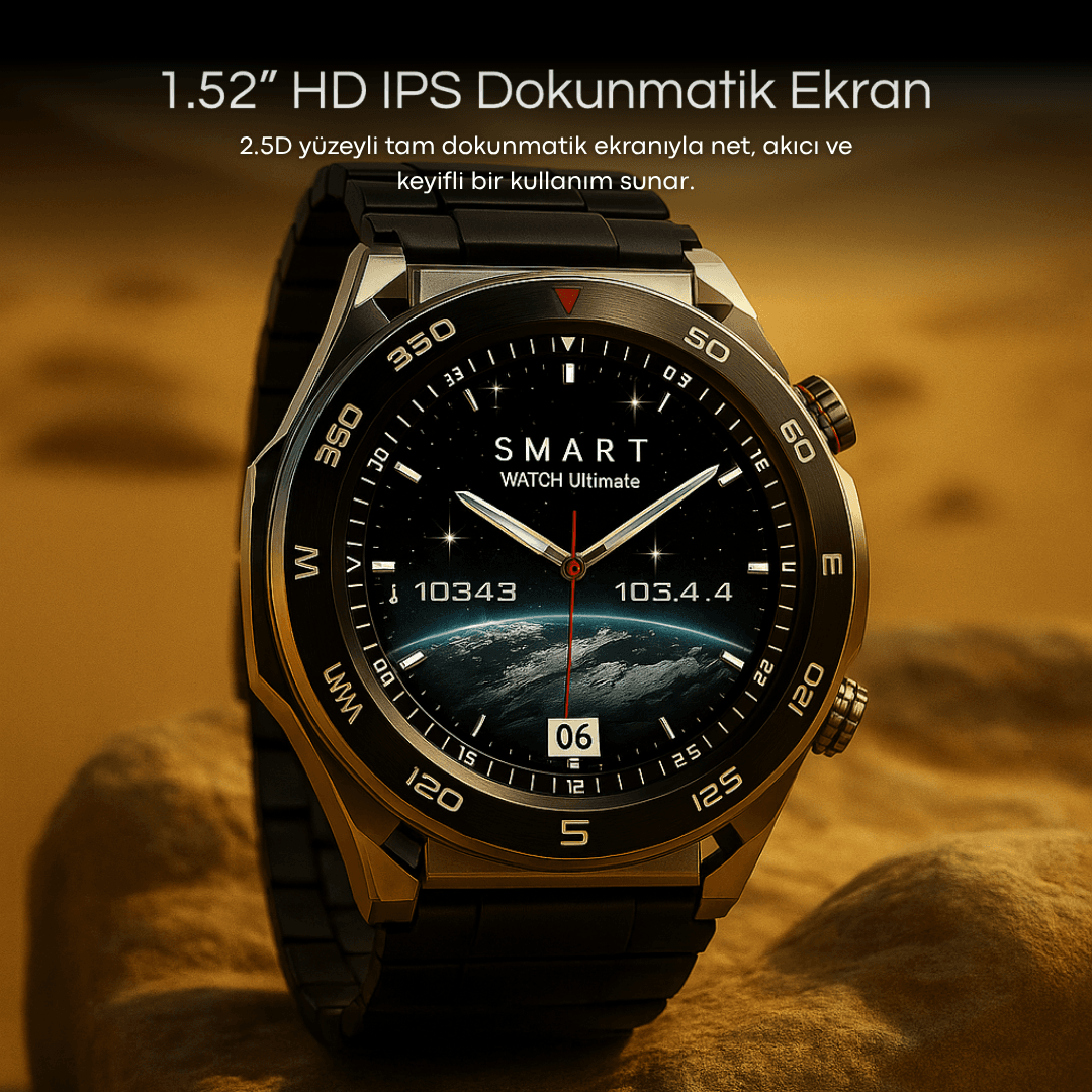 Watch Ultimate - Amoled Ekran - 3 Kordon