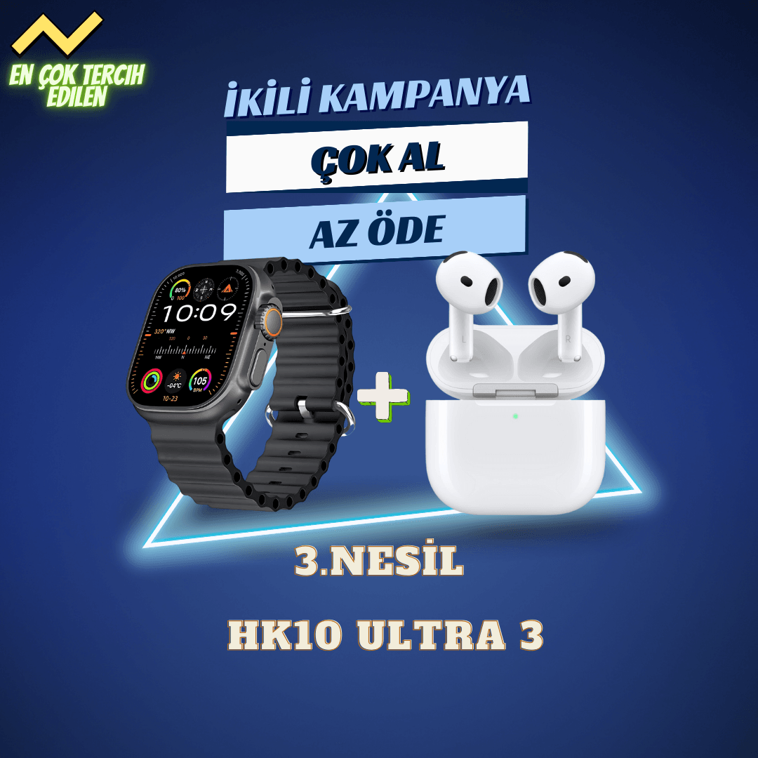 Watch HK10 Ultra 3 + Air 3.nesil