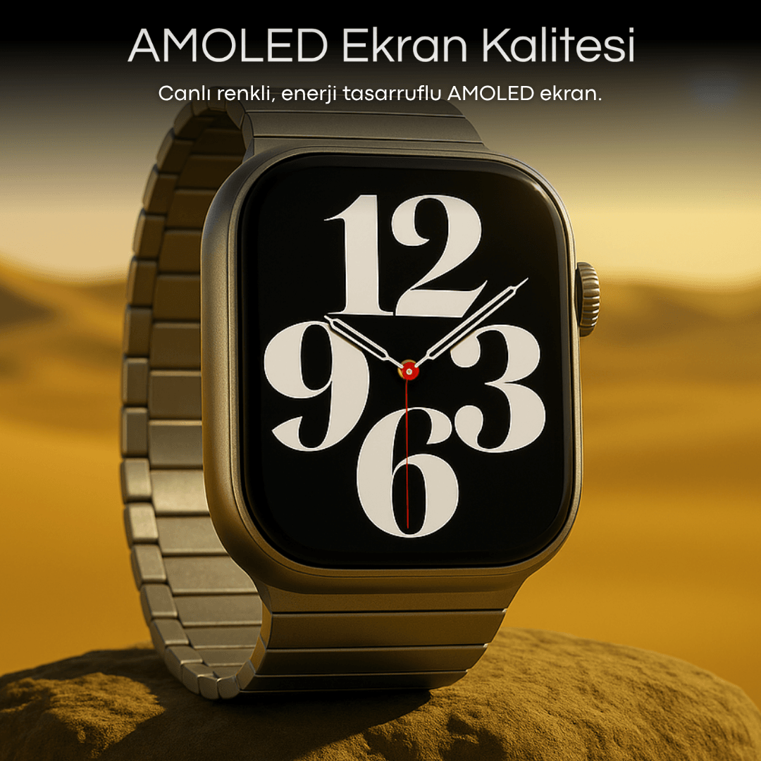 Watch 9 HK9 PROMAX +   Bilezik Metal kordon +2 kordon (Özel seri )