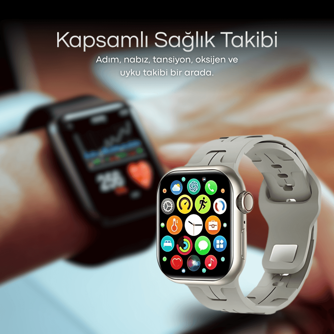 HK9 MİNİ (41mm)  Platinium   -2 Kordon 