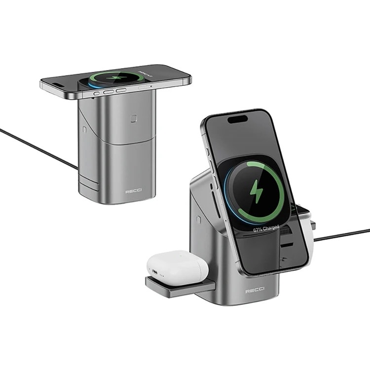 Aggiy q2 Kablosuz Sarj Standı 20W Fast Charger