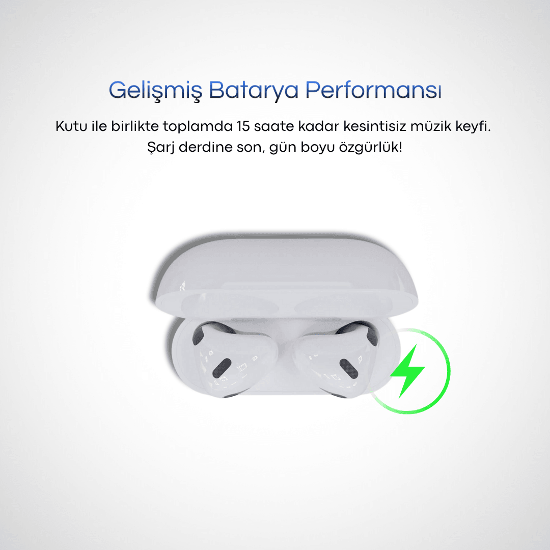 AGGIY 3.nesil  Bluetooth Kulaklık -Kılıf hediyeli