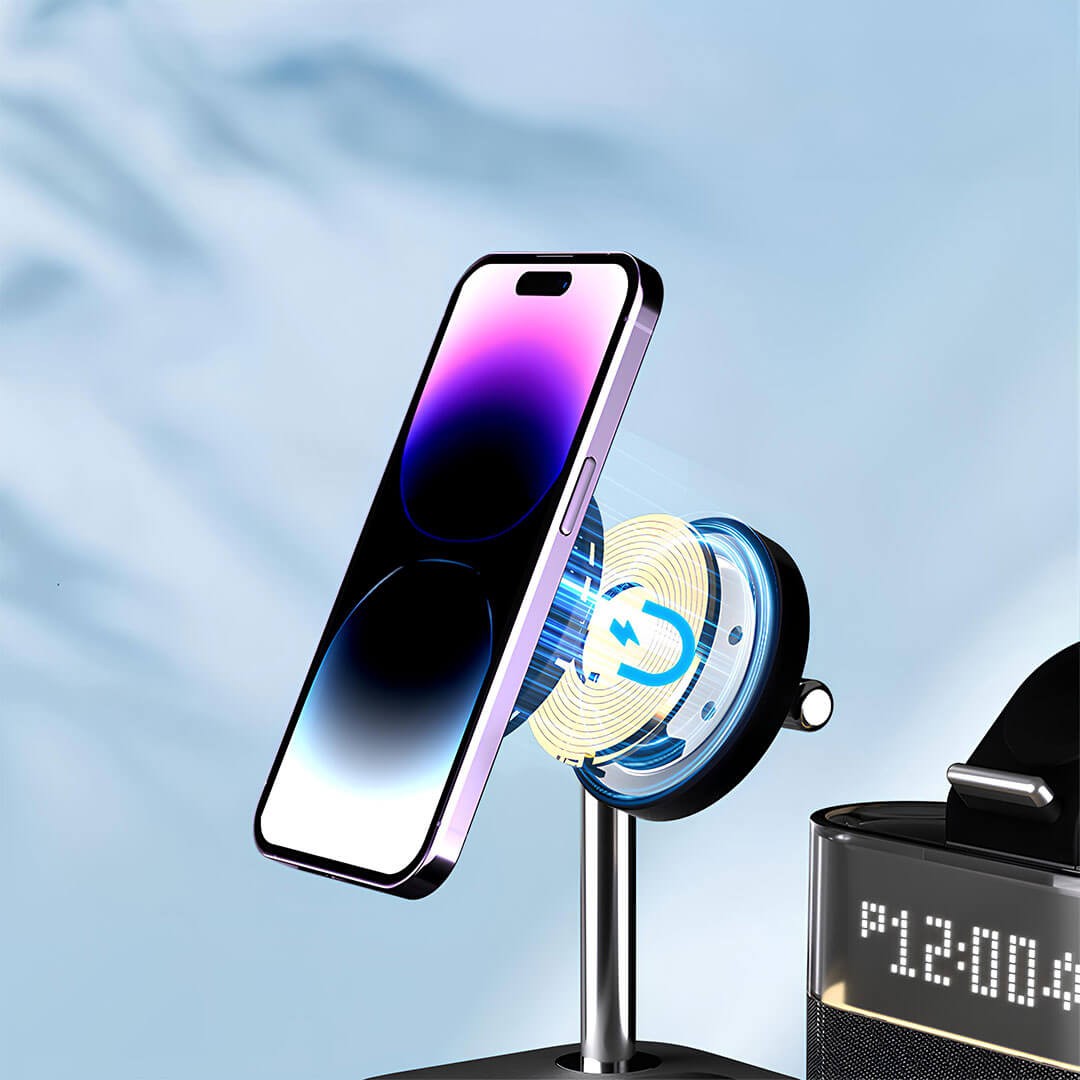 AG-W19 5 in 1 Wireless Mıknatıslı Şarj İstasyonu